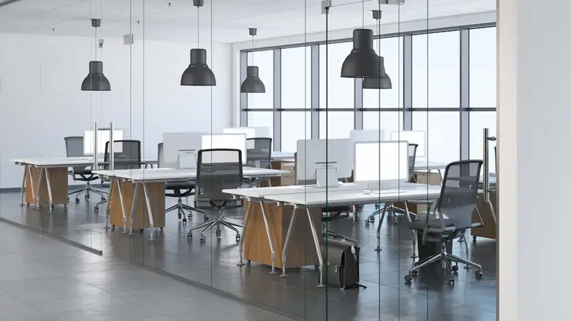 Glazen systeemwanden GPB Bouw